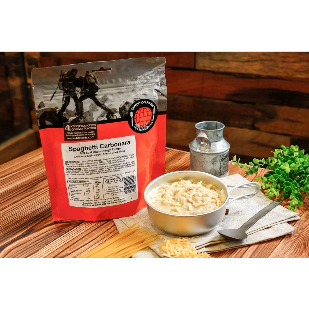 Expedition Foods Spaghetti Carbonara (800kcal) 6 Expedition Foods Spaghetti Carbonara (800kcal) - Image 4