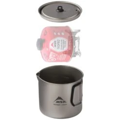 MSR Titan Kettle 1400ml -Camp and Hike Store 13846 msr titan titanium kettle 1400ml 8oz PRDeluxe nesting