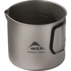 MSR Titan Kettle 1400ml -Camp and Hike Store 13846 msr titan titanium kettle 1400ml no lid MV