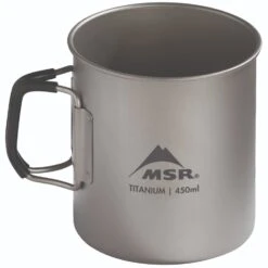 MSR Titan Cup 450ml -Camp and Hike Store 13847 msr titan titanium cup 450ml no lipsaver revised
