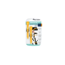 Sea To Summit Stretch-Loc 12 TPU Straps (300mm) 13 Sea To Summit Stretch-Loc 12 TPU Straps (300mm) -Camp and Hike Store ASLSTRP12X300YW Stretch Loc12 12mmx300mm2Pack Yellow Packaging 01