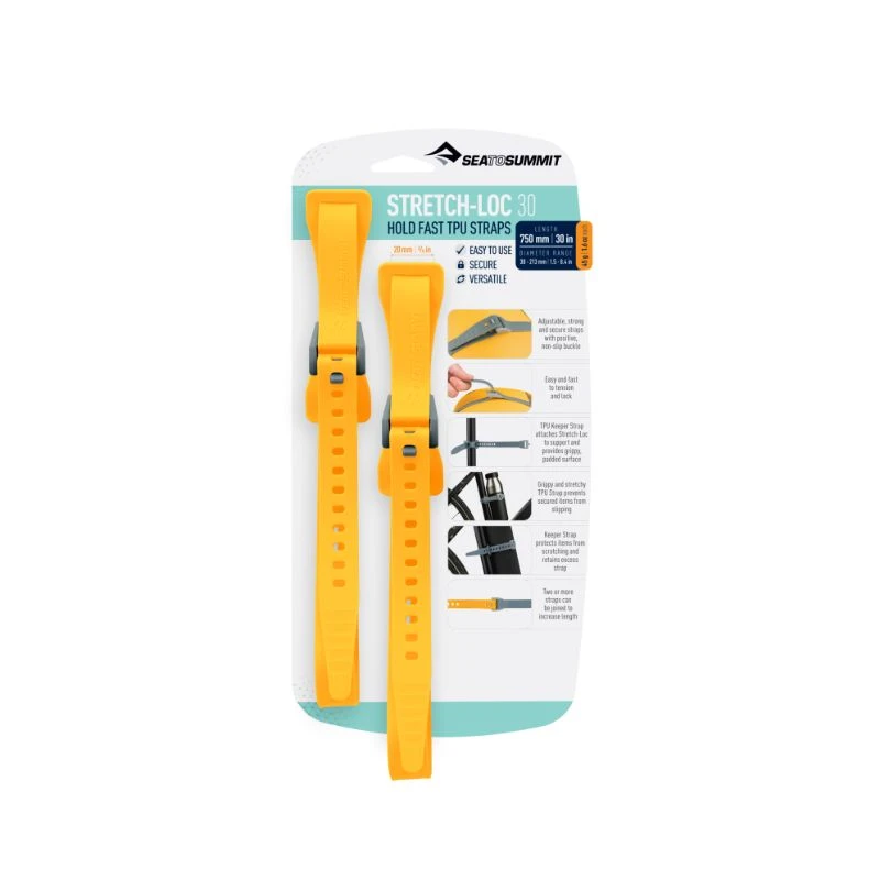 Sea To Summit Stretch-Loc 30 TPU Straps (750mm) 6 Sea To Summit Stretch-Loc 30 TPU Straps (750mm) - Image 4