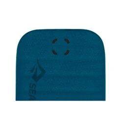 Sea To Summit Comfort Deluxe S.I Mat -Camp and Hike Store ComfortDeluxeSI ByronBlue 05b USP PillowLock Patches 932786813970505