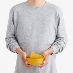 Sea To Summit Passage 1 Person Dinnerware Set (6 Piece) -Camp and Hike Store PassageDinnerwareSet1P6PieceYellow ACK037051 120913 MODEL 1