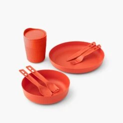 Sea To Summit Passage 1 Person Dinnerware Set (7 Piece) -Camp and Hike Store PassageDinnerwareSet1P7PieceOrange ACK037051 120820 PRIMARY