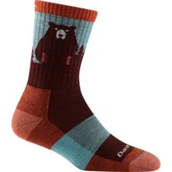 Darn Tough Womens Bear Town Micro Crew Lightweight Hiking Sock