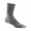 Darn Tough Light Hiker Micro Crew Light Cushion 2 Darn Tough Light Hiker Micro Crew Light Cushion -Camp and Hike Store darn tough light hiker micro crew lightweight cushion men gray