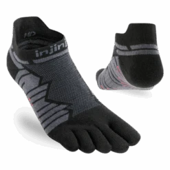 Injinji Ultra Run No Show -Camp and Hike Store injinji ultrarun noshow onyx heel