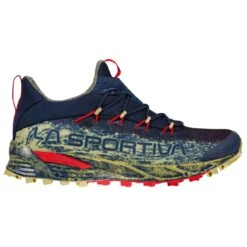 La Sportiva Tempesta GTX -Camp and Hike Store la sportiva tempesta gtx night blue cedar side view