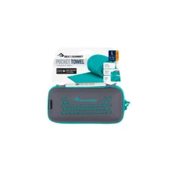 Sea To Summit Pocket Towel 20 Sea To Summit Pocket Towel -Camp and Hike Store seatosummit pockettowel stowed